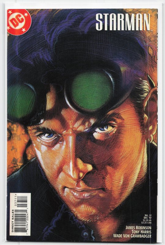 Starman #37 (1997), raw, ungraded comic book — front cover