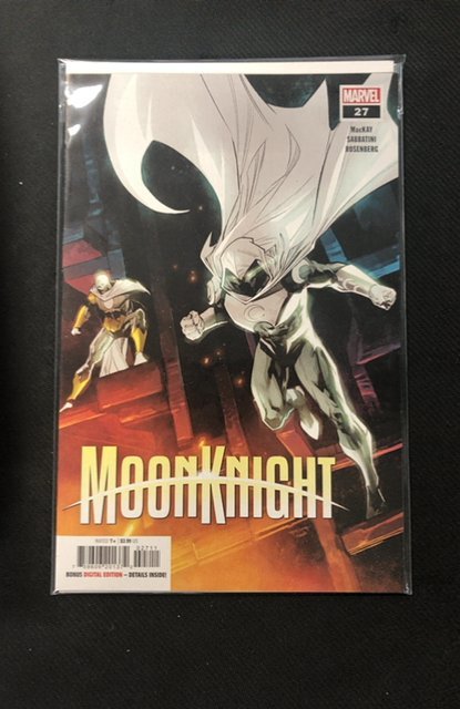Moon Knight #27 (Marvel Comics, 2023), raw, ungraded comic book — front cover