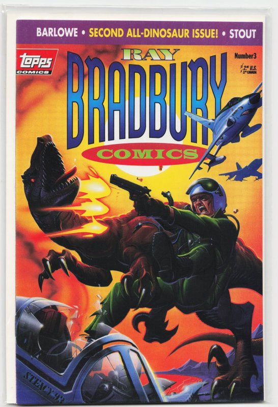 Ray Bradbury Comics #3 (Topps Comics, 1993), raw, ungraded comic book — front cover