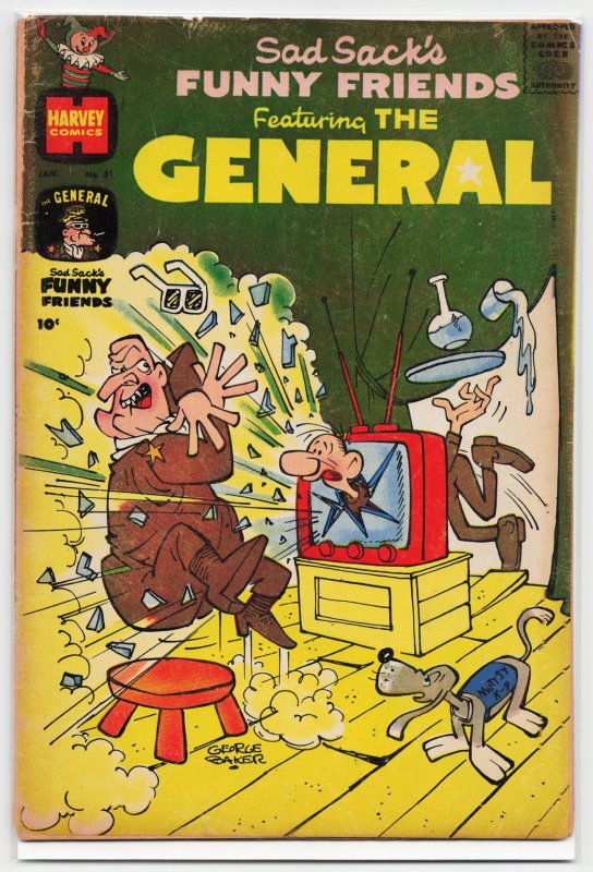 Sad Sack's Funny Friends #31 (Harvey Comics, 1961), raw, ungraded comic book — front cover