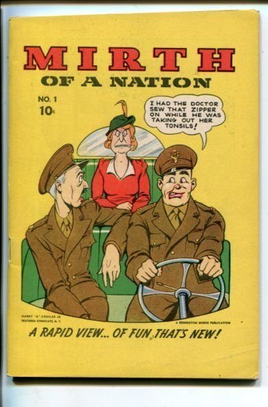 Mirth of a Nation #1, raw comic book in VF+ condition — front cover