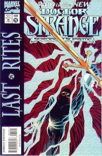 Doctor Strange, Sorcerer Supreme #75 (Marvel Comics, 1988), raw comic book in VF/NM 9.0 condition — front cover