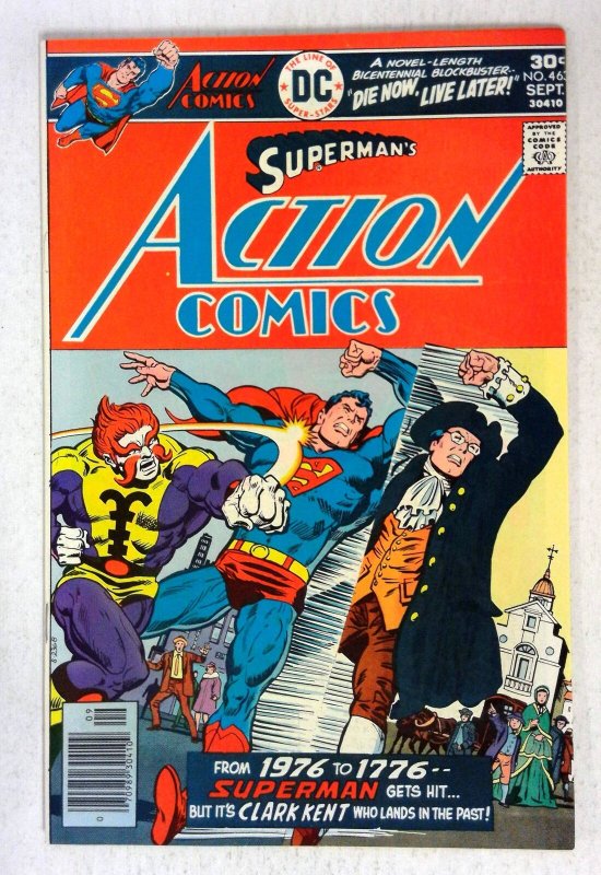 Action #461 (DC Comics, 1976), raw comic book in VG/FN condition — front cover