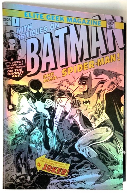 Batman Elite Geek Magazine #1, raw comic book in NM condition — front cover
