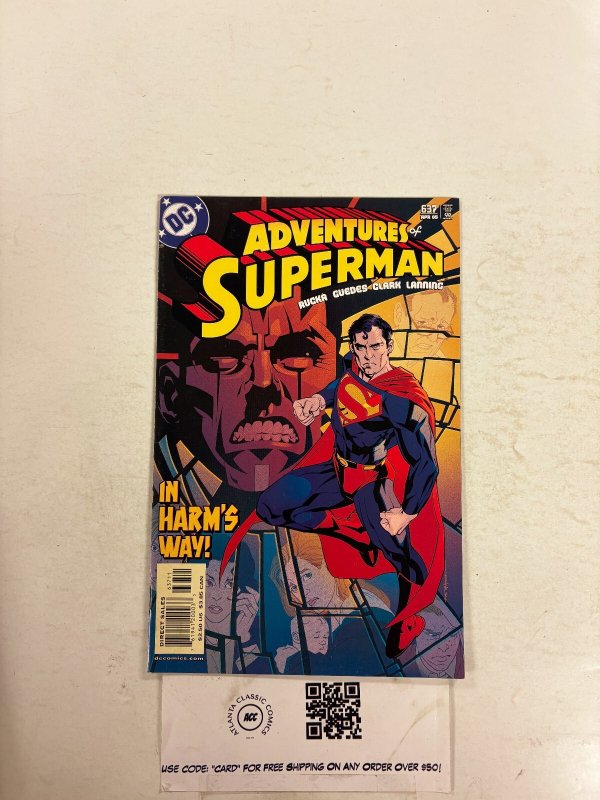 Adventures of Superman #632 (DC Comics), raw comic book in NM condition — front cover