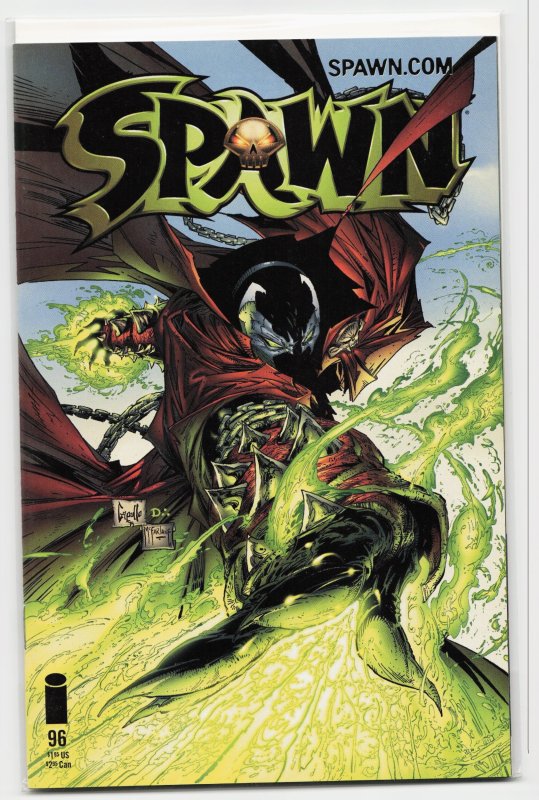 Spawn #96 (Image Comics, 2000), raw, ungraded comic book — front cover