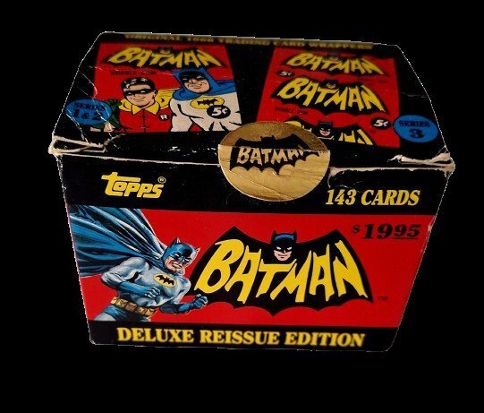 Batman Tarjetas Topps Deluxe #143, raw, ungraded comic book — front cover