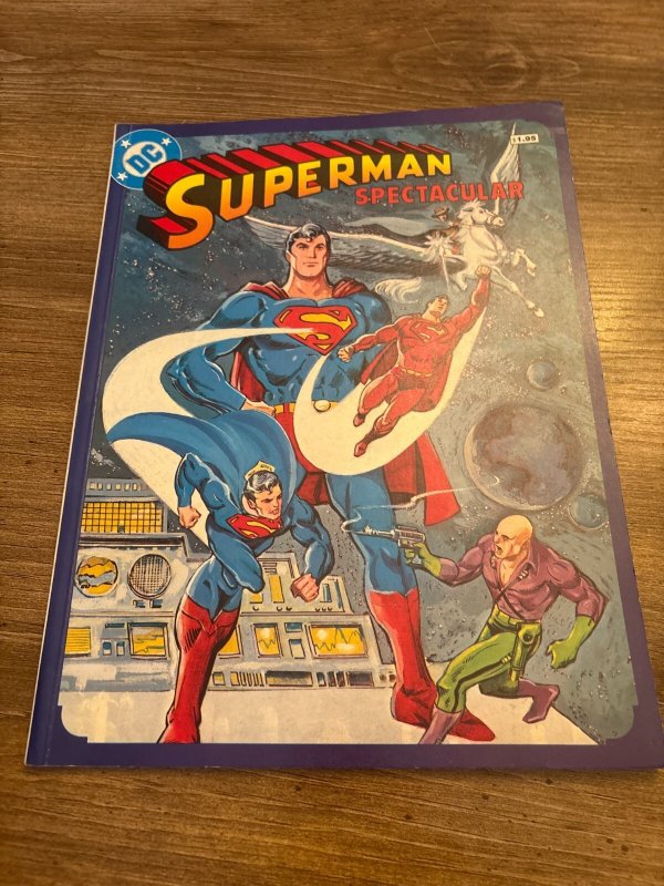 Superman Spectacular VF DC Comic Book Magazine Lex Luthor Smallville #12, raw comic book in VF condition — front cover