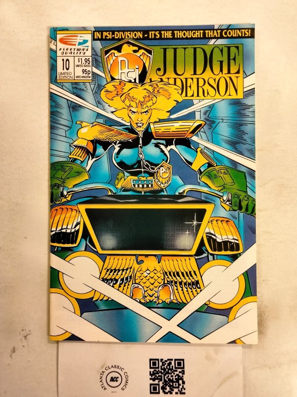 PSI Judge Anderson #10, raw, ungraded comic book — front cover