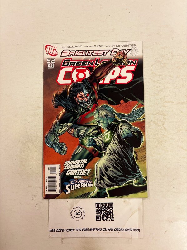 Green Lantern Corps #52 (DC Comics), raw comic book in NM condition — front cover