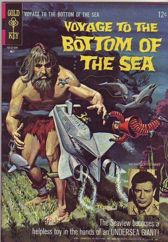 Voyage to the Bottom of the Sea #4 (Gold Key Comics), raw comic book in VF/NM condition — front cover