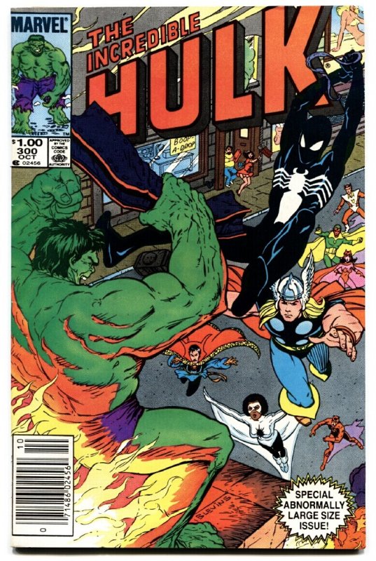 Incredible Hulk #300 (Marvel Comics, 1984), raw comic book in VF+ condition — front cover