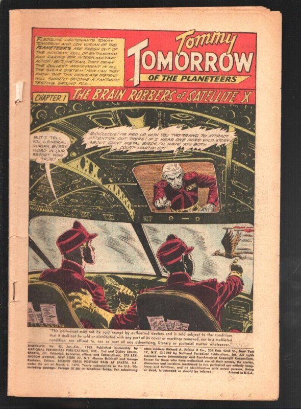 Showcase #42 (DC Comics, 1963), raw comic book in VG condition — front cover