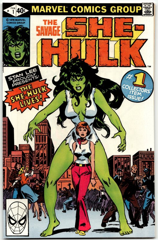 The Savage She-Hulk #1 (Marvel Comics, 1980), raw, ungraded comic book — front cover