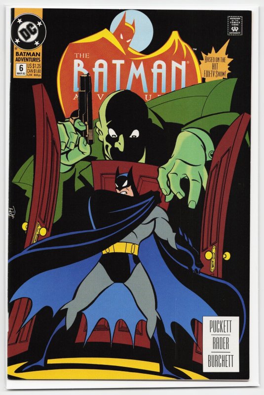 The Batman Adventures #6 (DC Comics, 1993), raw, ungraded comic book — front cover