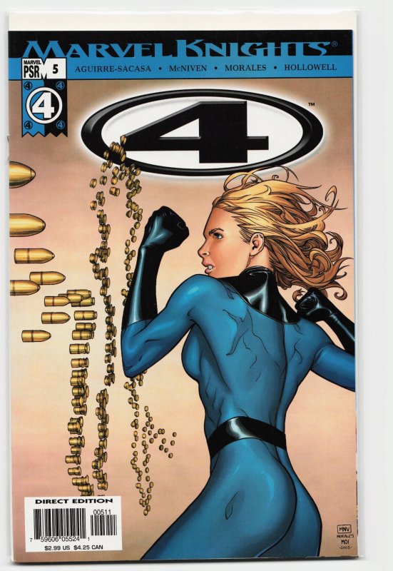 Marvel Knights: 4 #5 (Marvel Comics, 2004), raw, ungraded comic book — front cover