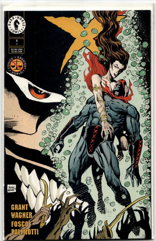 X #7 (1994) #7 (Dark Horse Comics, 1994), raw, ungraded comic book — front cover