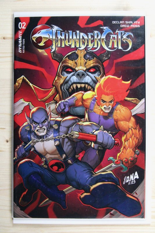 Thundercats #2 (Dynamite Entertainment, 2024), raw comic book in NM+ 9.6 condition — front cover