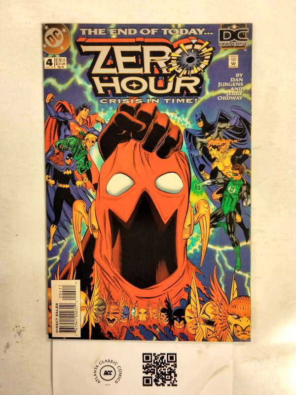 Zero Hour #4 (DC Comics), raw comic book in NM condition — front cover