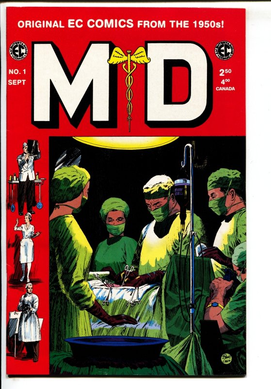 MD #1 (1999), raw comic book in VF condition — front cover
