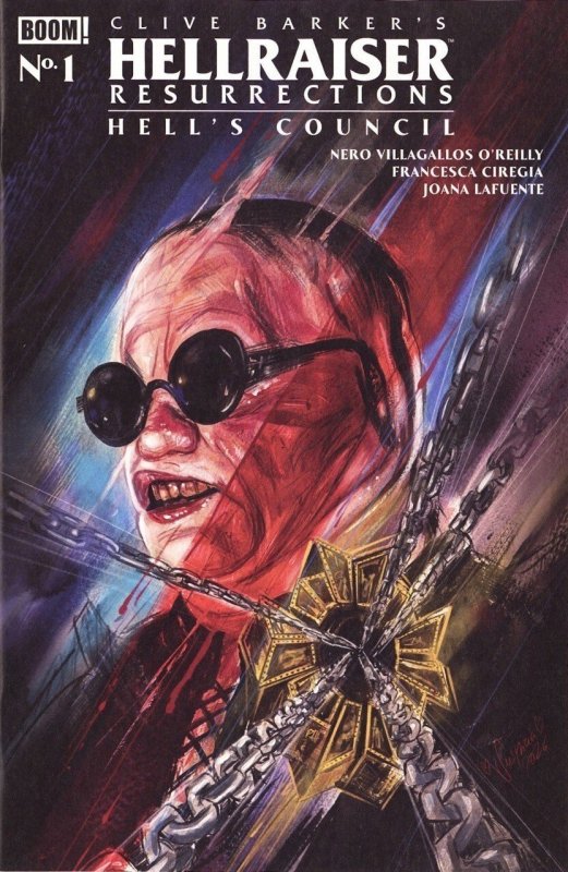 Hellraiser: Resurrections - Hell's Council #1 (Boom! Studios, 2026), raw, ungraded comic book — front cover