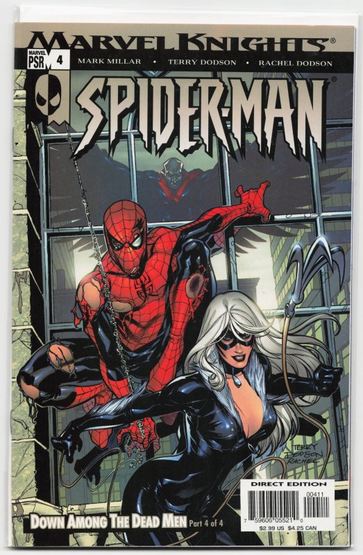Marvel Knights Spider-Man #4 (Marvel Comics, 2004), raw, ungraded comic book — front cover