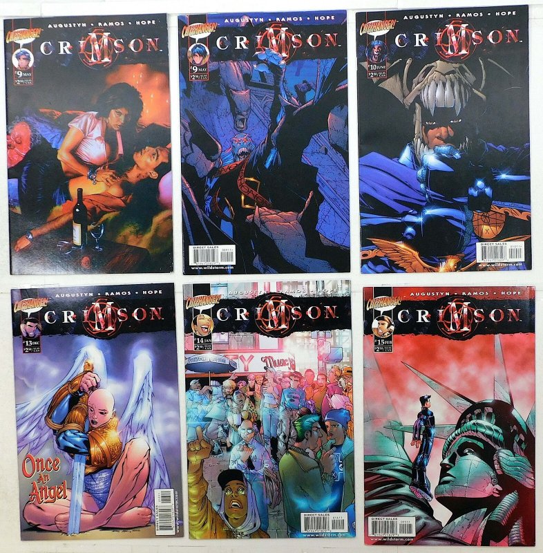 Crimson Lot of 6 #9, 9 B, 10, 13, 14, 15 1999 Image Comics 1st Print Comic Books (Image Comics, 1999), raw, ungraded comic book — front cover