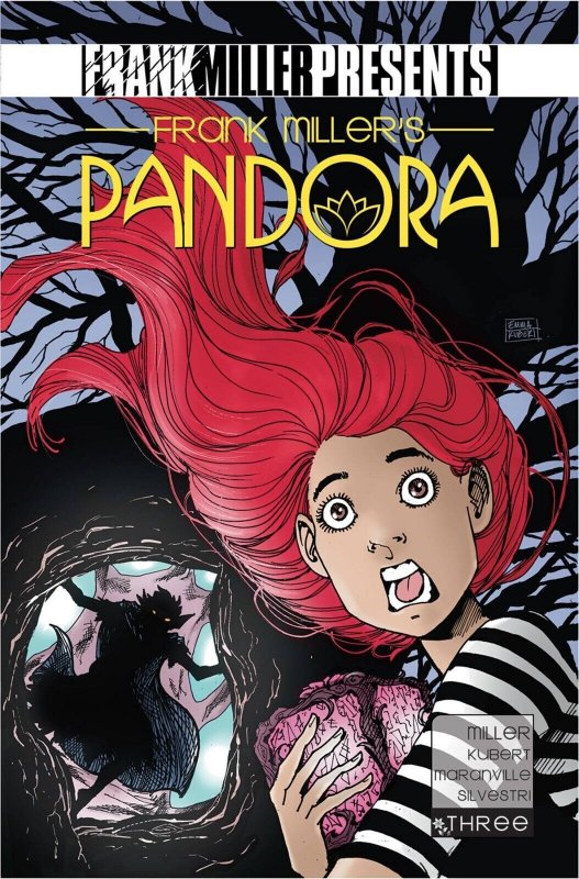Frank Miller's Pandora #3 (2023), raw, ungraded comic book — front cover