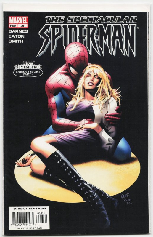Spectacular Spider-Man #26 (Marvel Comics, 2005), raw, ungraded comic book — front cover