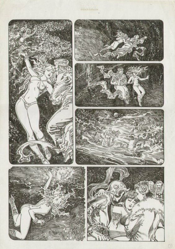 Vampirella #? p.7 - LA - Sexy and Fantastic art by Joey Celerio, raw, ungraded comic book — front cover