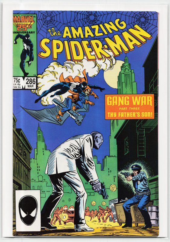 The Amazing Spider-Man #286 (Marvel Comics, 1987), raw, ungraded comic book — front cover