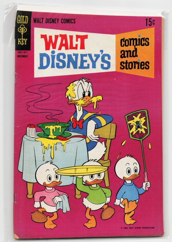 Walt Disney's Comics and Stories #338 (Gold Key, 1968), raw, ungraded comic book — front cover