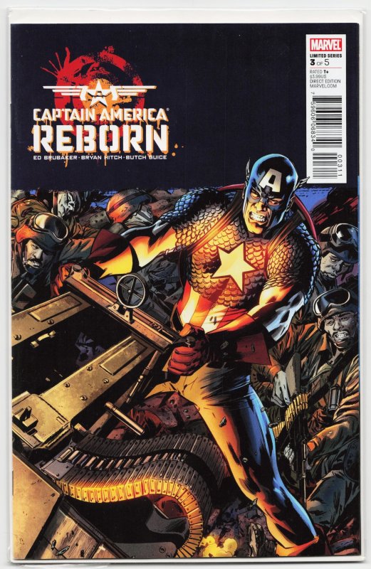 Captain America: Reborn #3 (Marvel Comics, 2009), raw, ungraded comic book — front cover