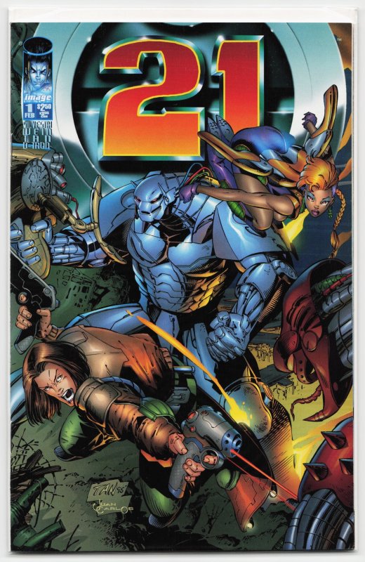 21 #1 (1996), raw, ungraded comic book — front cover