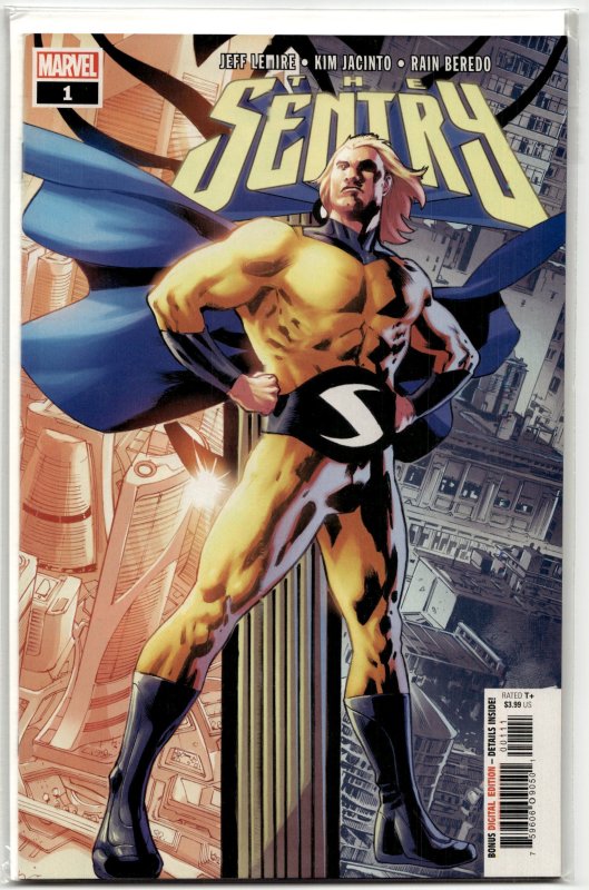 Sentry #1 (2018), raw, ungraded comic book — front cover