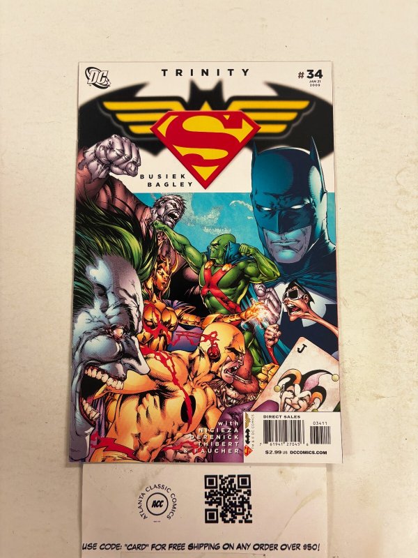 Trinity #34 (DC Comics), raw comic book in NM condition — front cover