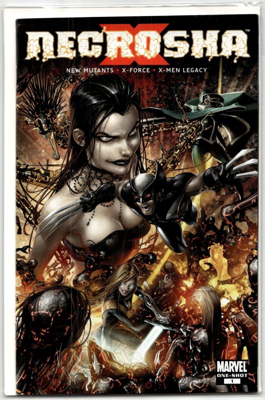X Necrosha (2009) X-Force (2009), raw, ungraded comic book — front cover