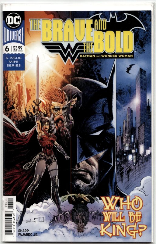 The Brave and the Bold: Batman and Wonder Woman #6 (DC Comics, 2018), raw, ungraded comic book — front cover