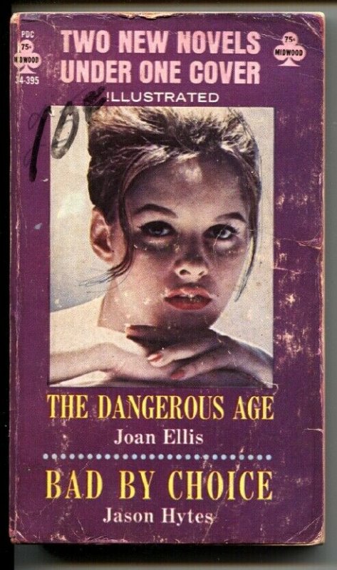 Dangerous Age/Bad by Choice Paperback-MIDWOOD-Rare Frank Frazetta-1964, raw, ungraded comic book — front cover