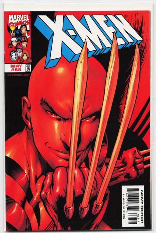 X-Men #88 (Marvel Comics, 1999), raw, ungraded comic book — front cover
