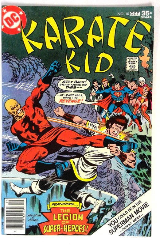 Karate Kid #10 (DC Comics, 1977), raw comic book in NM- condition — front cover