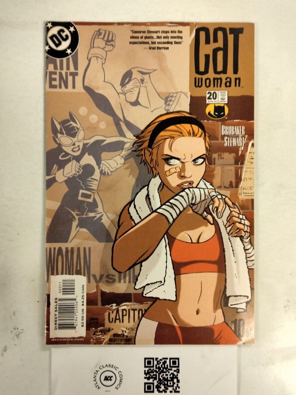 Catwoman #20 (DC Comics), raw comic book in NM condition — front cover
