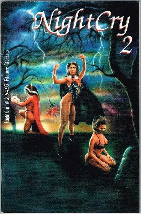 NightCry #2 (1994), raw, ungraded comic book — front cover