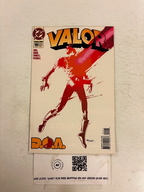 Valor #15 (DC Comics), raw comic book in NM condition — front cover