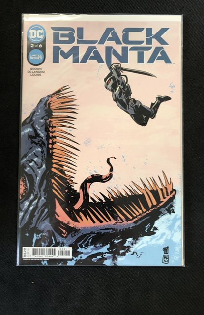 Black Manta #2 (2021), raw, ungraded comic book — front cover
