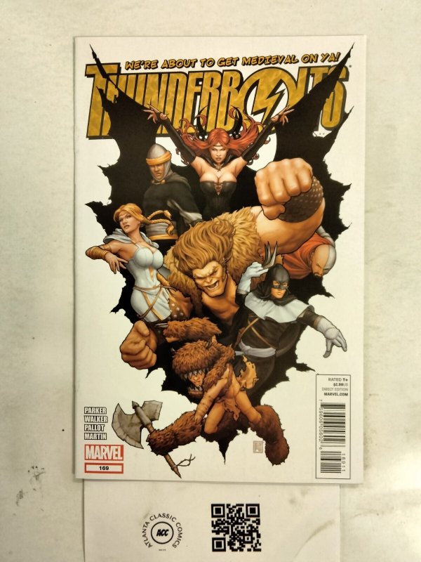 Thunderbolts #169 (Marvel Comics), raw comic book in NM condition — front cover