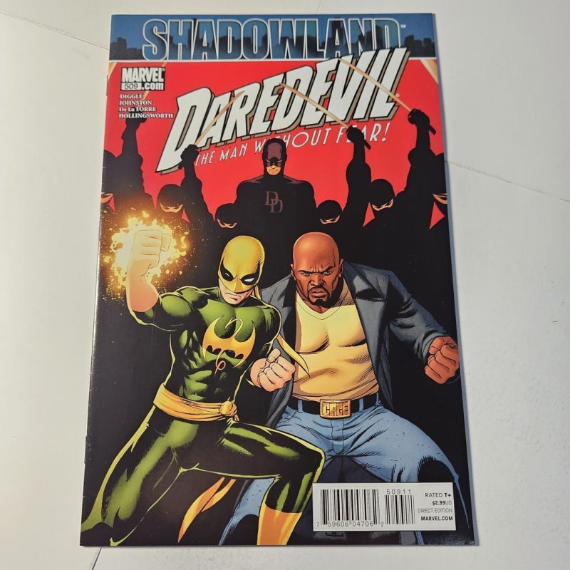 Daredevil #509 (Marvel Comics, 2010), raw comic book in NM- condition — front cover