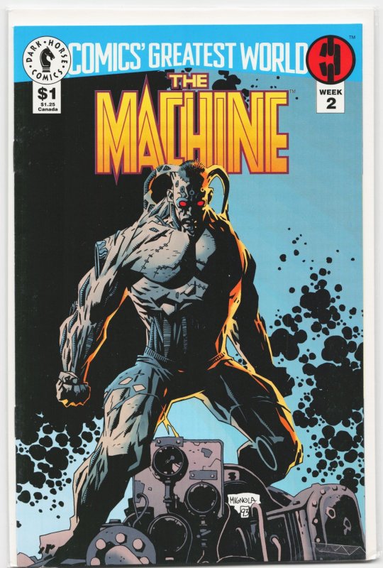 Comics' Greatest World: Steel Harbor #2 (Dark Horse Comics, 1993), raw, ungraded comic book — front cover
