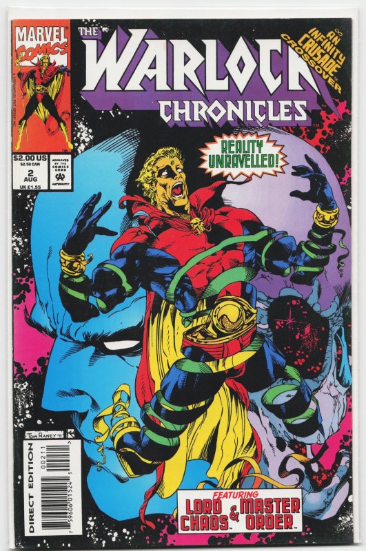 Warlock Chronicles #2 (1993), raw, ungraded comic book — front cover
