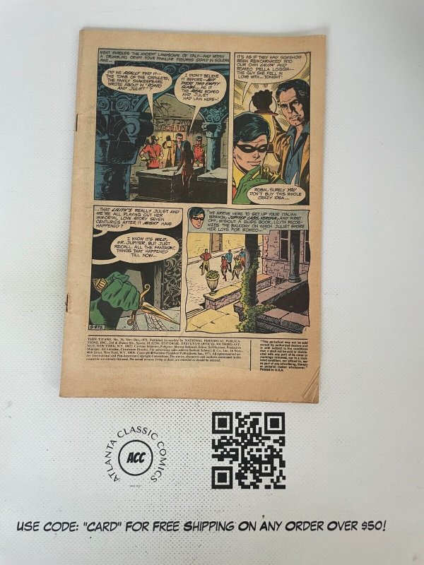 Teen Titans #36 (DC Comics), raw comic book in PR condition — front cover